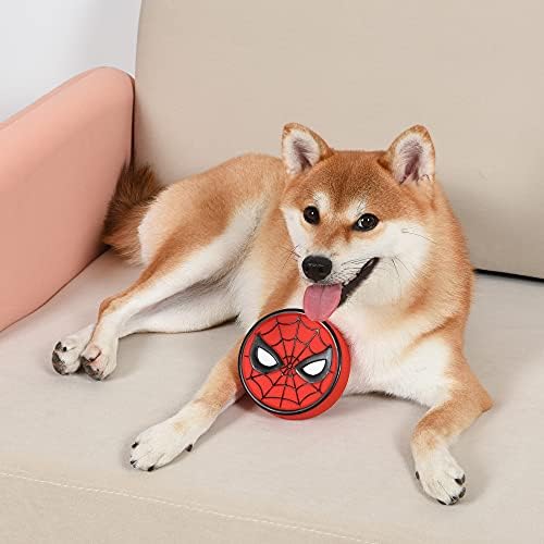 מארוול קומיקס עבור חיות מחמד ויניל ספיידרמן כלב צעצוע / קטן חורק כלב צעצוע ספיידרמן לוגו | ספיידרמן צעצועי